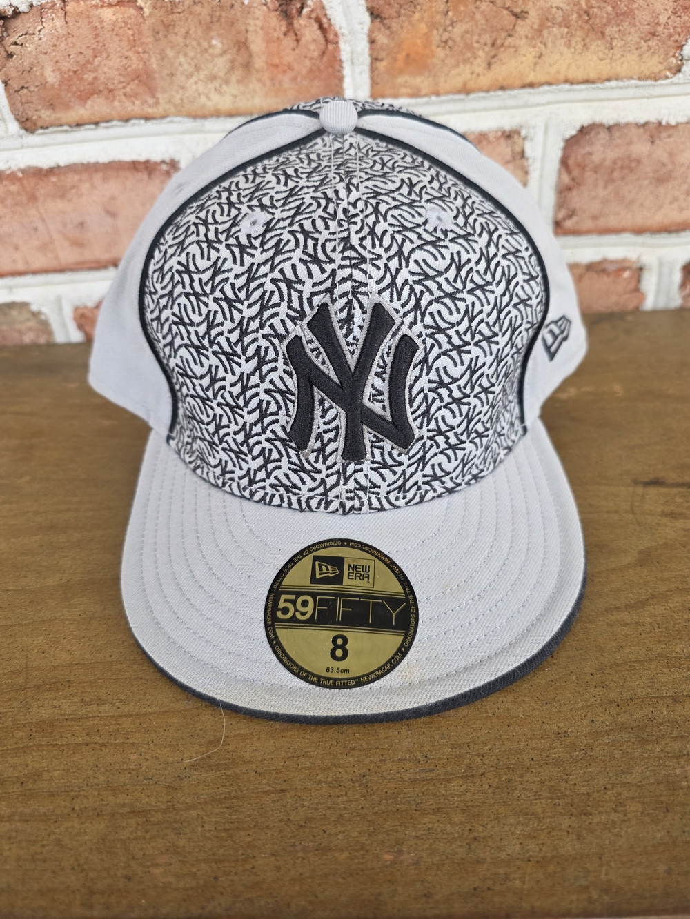 New Era Gray New York Yankees 59FIFTY Fitted Cap